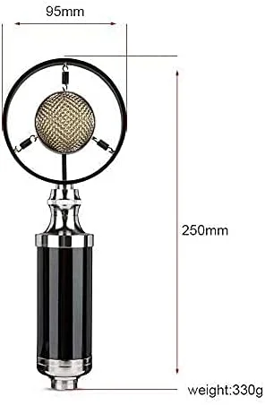 میکروفون استودیویی کاندنسر حرفه ای ضبط صدا مناسب برای پخش زنده و استودیو صداگذاری