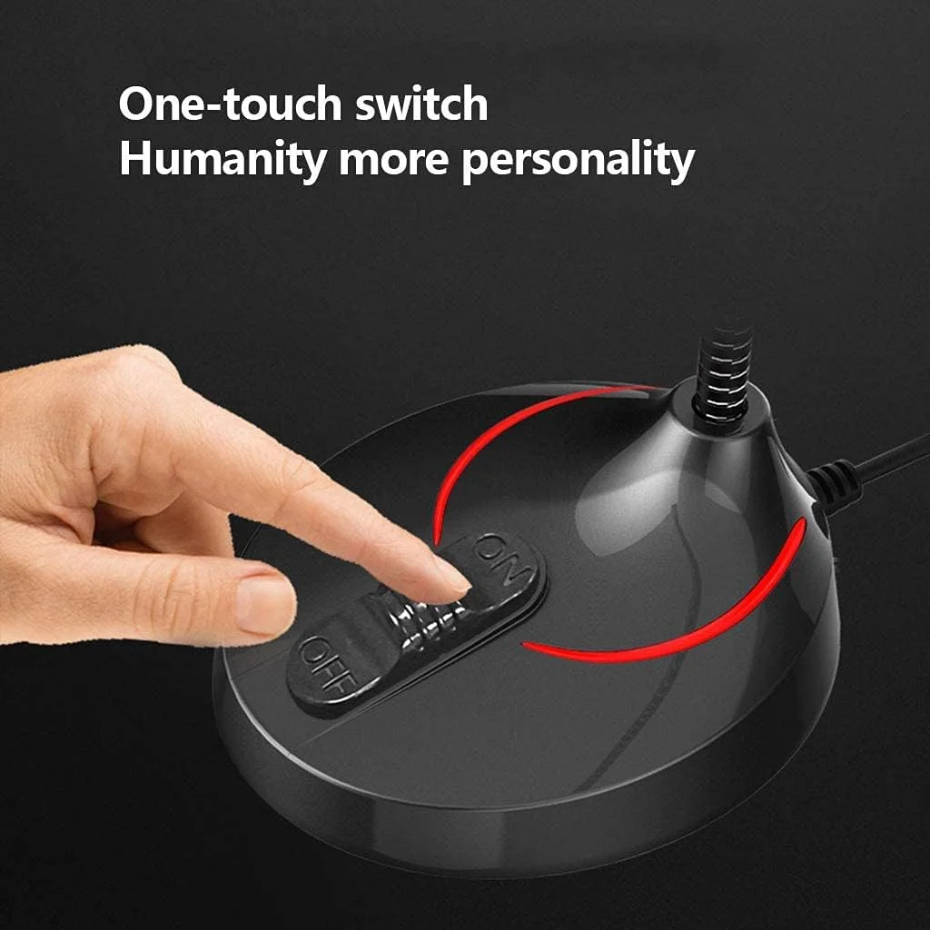 میکروفون کامپیوتر، میکروفون کاندنسر استودیویی حرفه ای با جک 3.5 میلی متری برای پادکست، ضبط صدا، چت آنلاین برای لپ تاپ