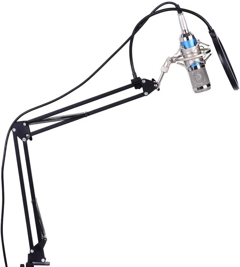 میکروفون استودیویی حرفه ای برای ضبط و پخش صدا به همراه کیت کامل