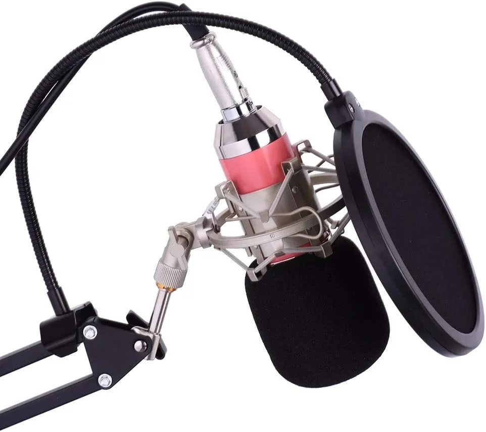 میکروفون استودیویی حرفه ای برای ضبط صدا به همراه کیت