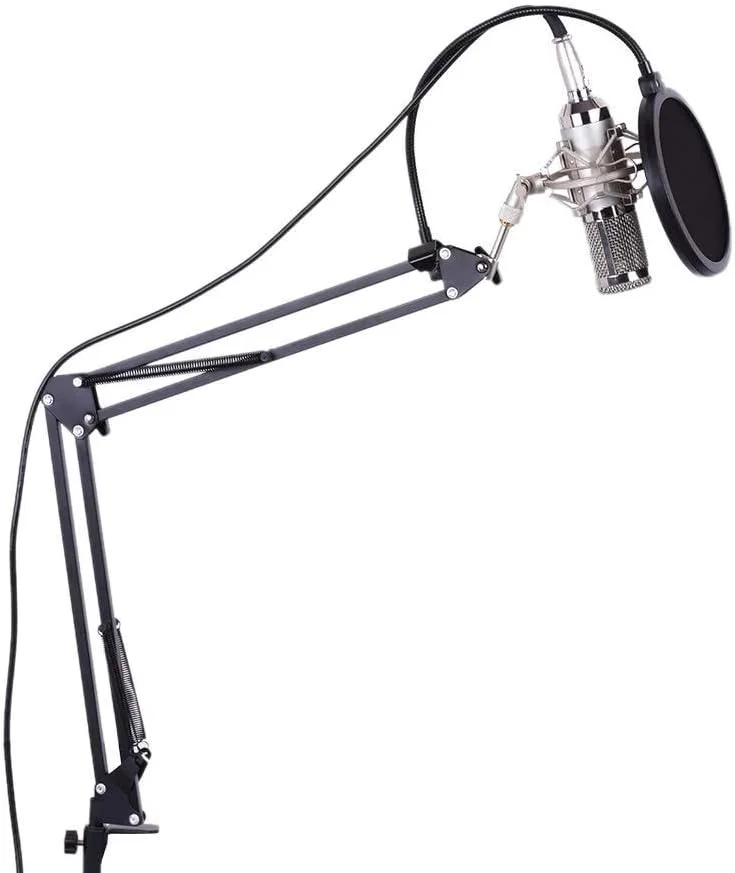 میکروفون استودیویی حرفه ای برای ضبط و پخش صدا به همراه کیت کامل