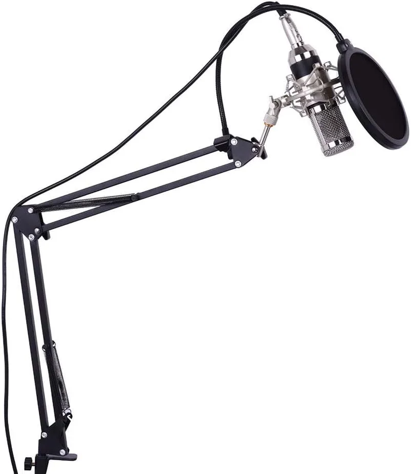 کیت میکروفون کاندنسر استودیویی حرفه ای برای ضبط و پخش