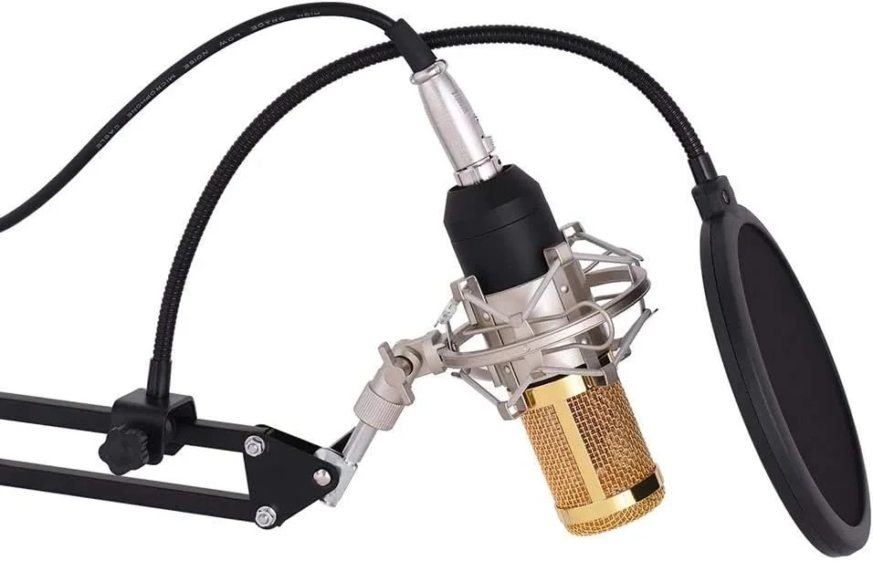 کیت میکروفون کاندنسر استودیویی حرفه ای برای ضبط صدا و پخش