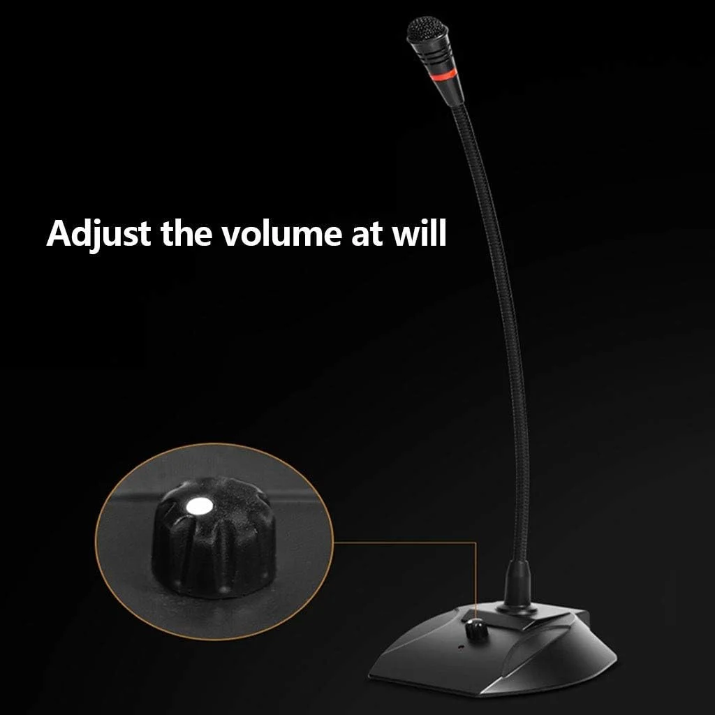 میکروفون USB برای کامپیوتر، میکروفون رومیزی کندانسور حرفه ای با قابلیت اتصال آسان، سازگار با مک/ویندوز برای ضبط صدا، یوتیوب و بازی