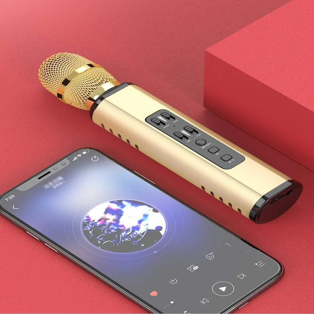 میکروفون کارائوکه، اسپیکر حرفه ای، پخش کننده موسیقی Ktv، ضبط کننده آواز، میکروفون کندانسور دستی