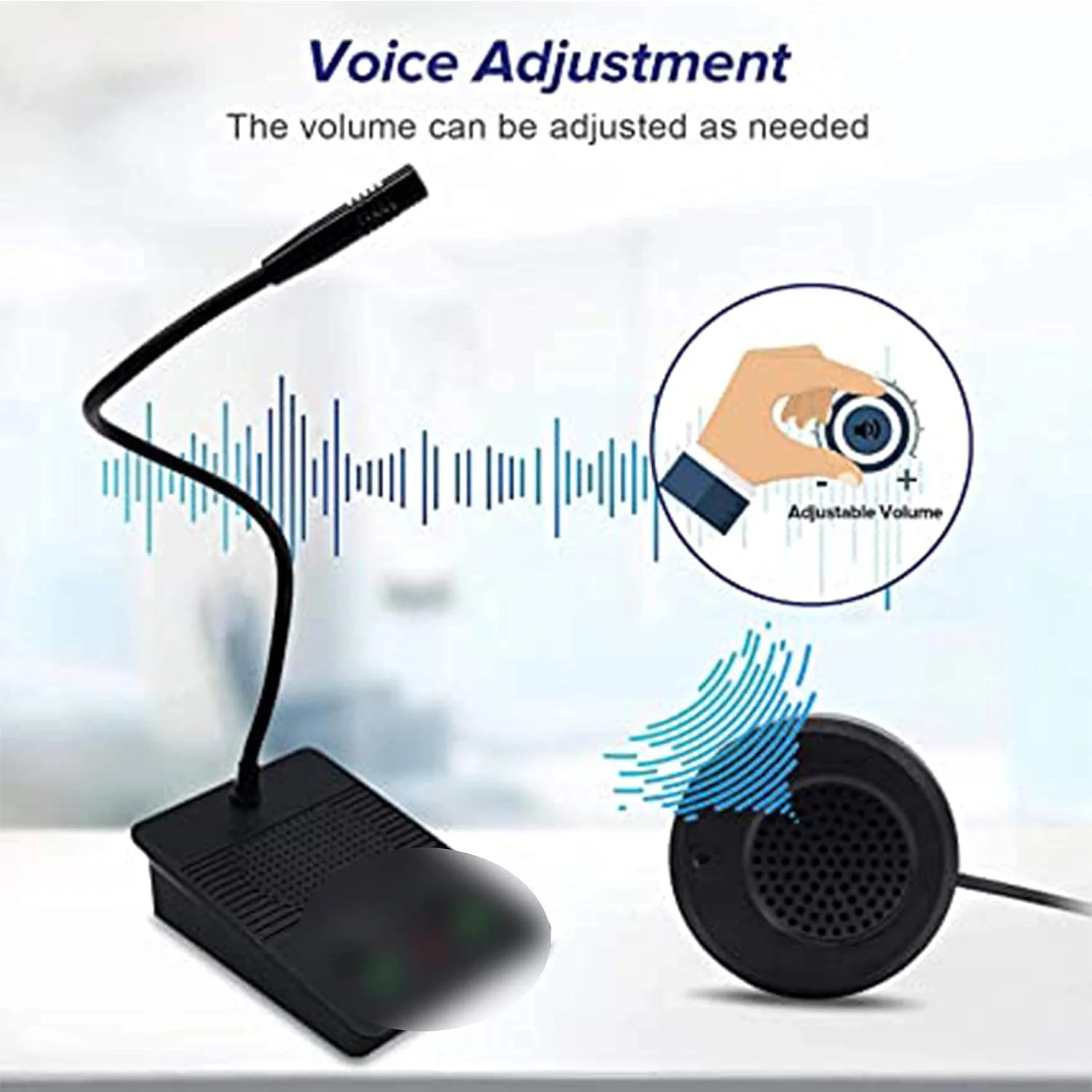 میکروفون USB، میکروفون کامپیوتر با قابلیت اتصال آسان و دکمه قطع صدا، نشانگر LED، میکروفون رومیزی کندانسور PC سازگار با لپ تاپ، مناسب برای آواز، بازی و استریم