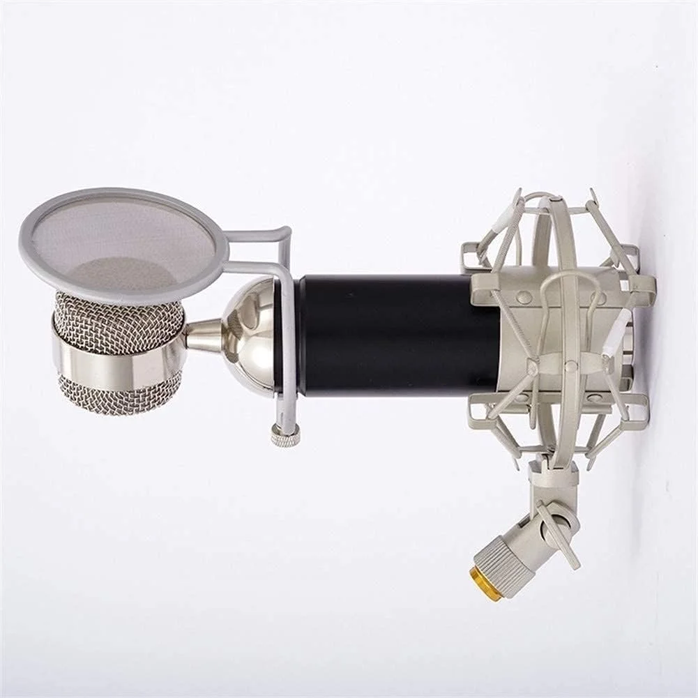 میکروفون USB کاندنسر ضبط صدا مناسب خوانندگی برای یوتیوبرها، استریم زنده گوشی هوشمند، کنفرانس ویدیویی به همراه کابل