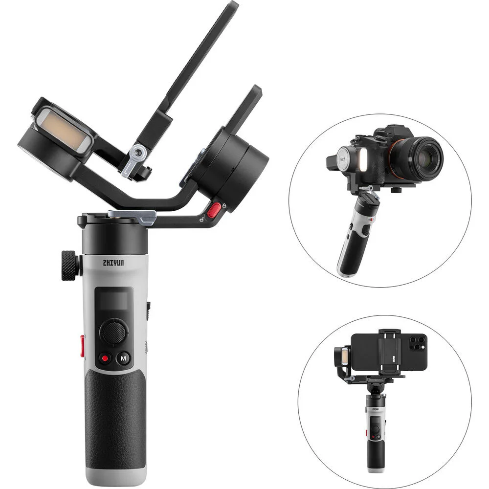 استابلایزر گیمبال موبایل 3 محوره ژیون تک Zhiyun-Tech CRANE-M2 S مدل Combo Kit