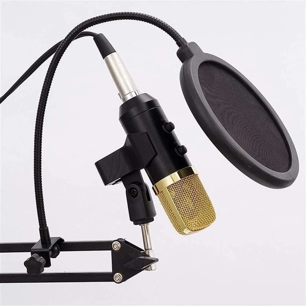 میکروفون USB کاندنسر به همراه کابل برای پخش زنده، ضبط، آواز و کنفرانس های ویدیویی