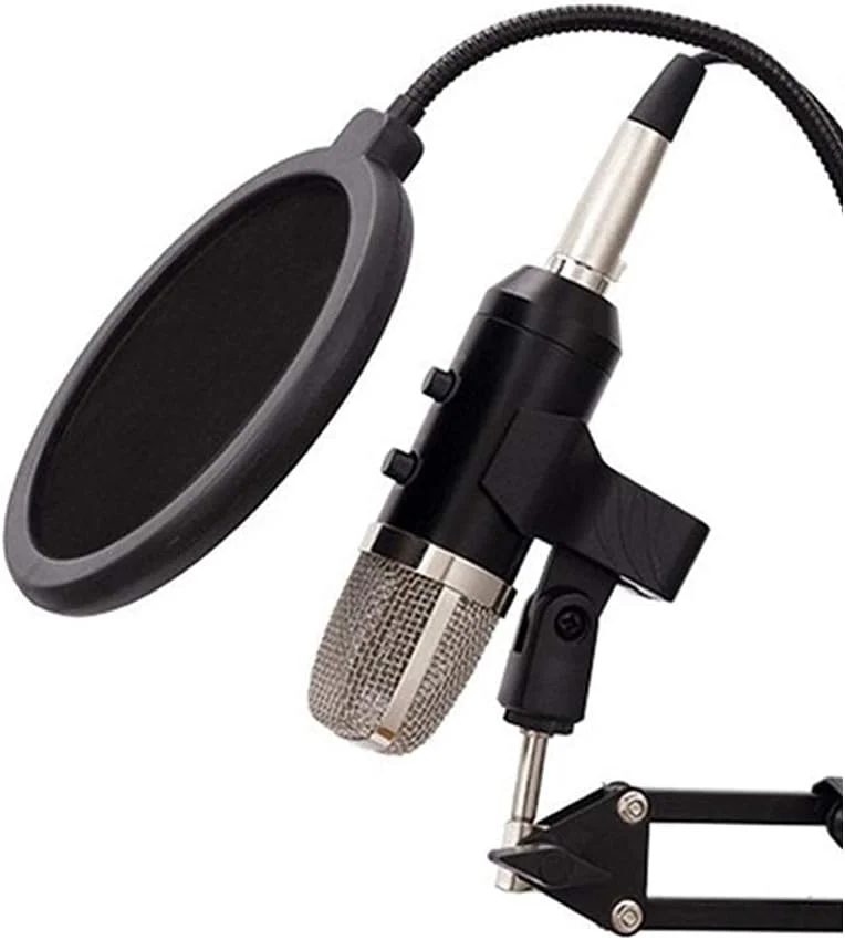 میکروفون USB کاندنسر به همراه کابل برای استریم زنده، ضبط صدا، خوانندگی و کنفرانس های ویدیویی
