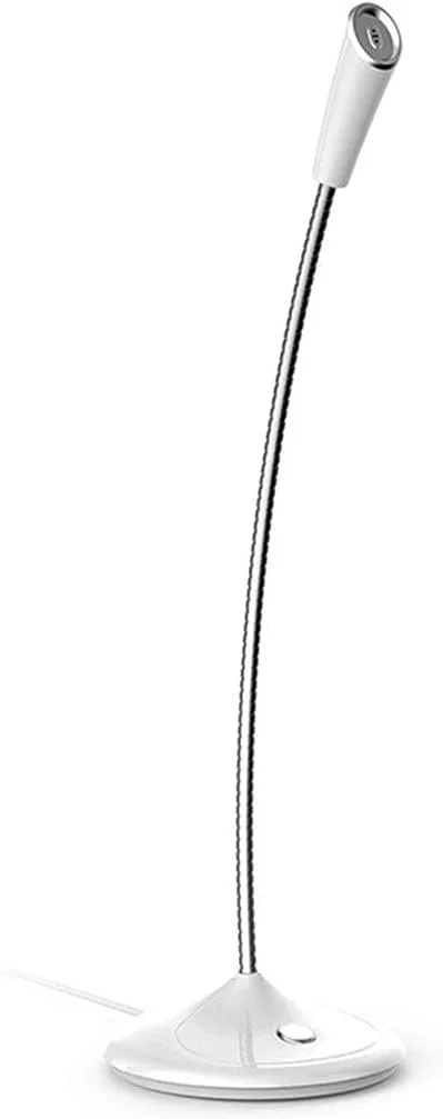 میکروفون USB برای لپ تاپ، میکروفون رومیزی PC با گردن غازی، اتصال و پخش برای اسکایپ، بازی، پادکست