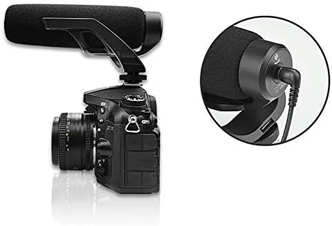 میکروفون کاردیوئید موبایل SLR دوربین تک مصاحبه ضبط ویدیو زنده