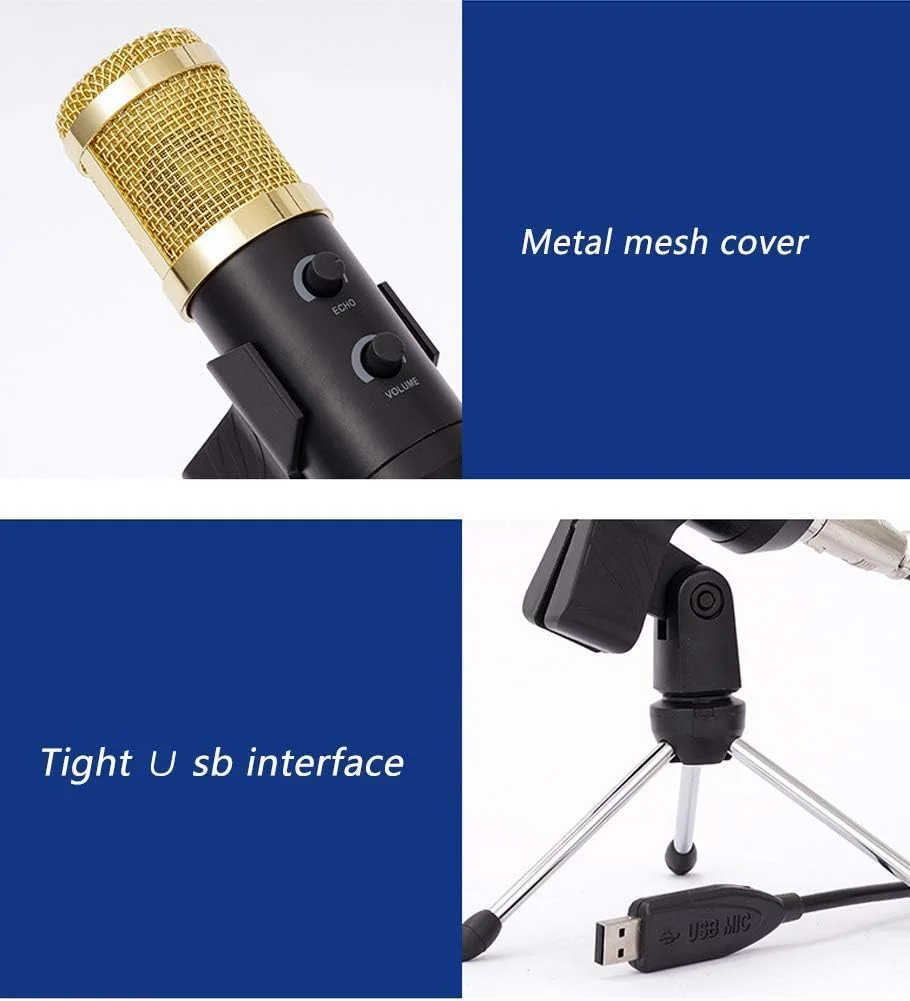 میکروفون کنفرانس کامپیوتر USB، میکروفون رومیزی کنفرانس، مجموعه پایه میکروفون، میکروفون های کندانسور