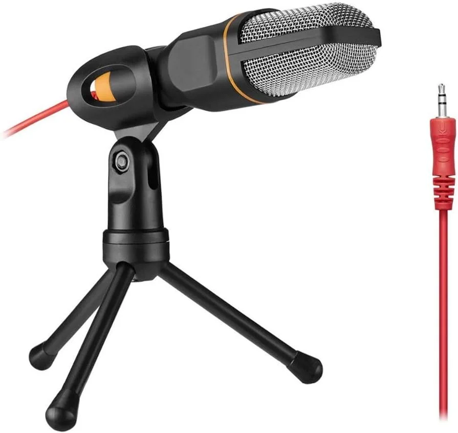 میکروفون کاندنسر فلزی USB برای لپ تاپ، KTV یا ضبط صدا در ویندوز