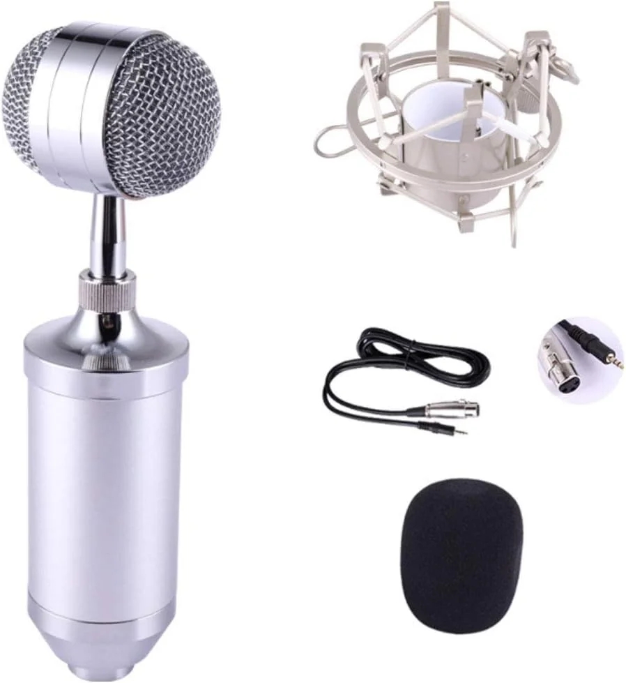 مجموعه میکروفون کاندنسر، مجموعه کارت صدای زنده میکروفون کاندنسر میکروفون کامپیوتر لنگر میکروفون فریاد، میکروفون های کاندنسر
