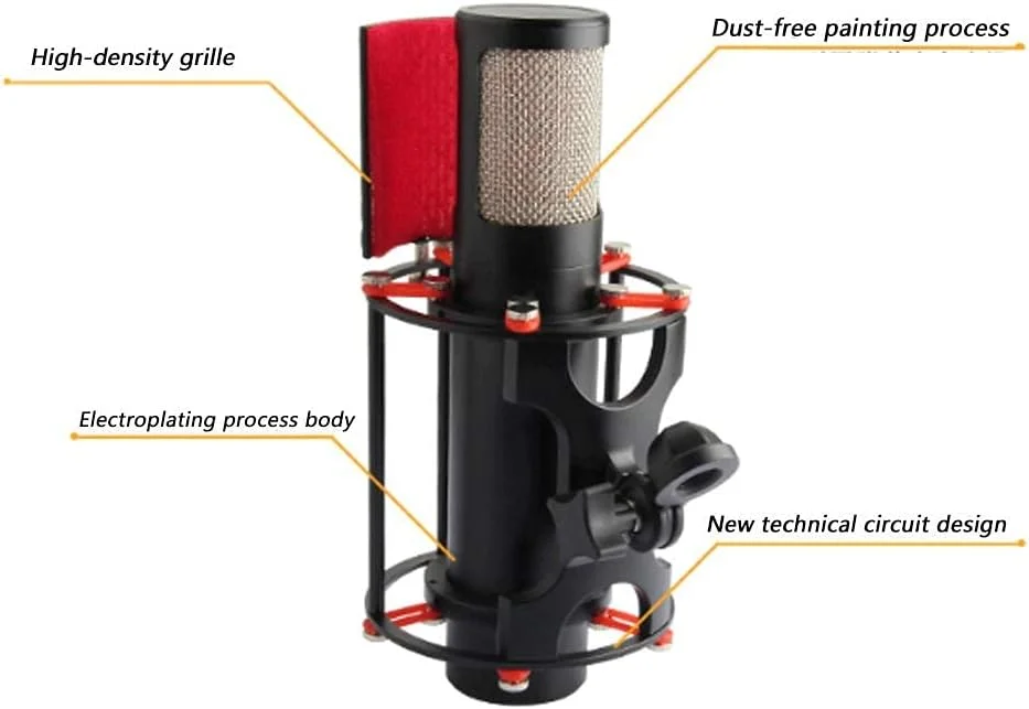 میکروفون کاندنسر E-600 مناسب برای استریم زنده، تماس، و کارائوکه