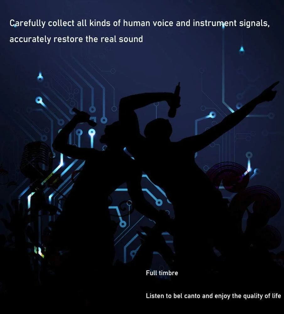 میکروفون کاندنسر با کارت صدای USB داخلی، به همراه پایه NB35 و فیلتر ضد نویز، میکروفون ضبط صدا