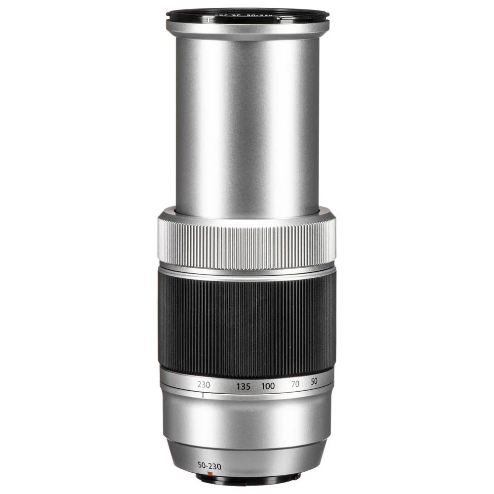 لنز نقره ای Fujifilm XC 50-230mm با دیافراگم F4.5-6.7