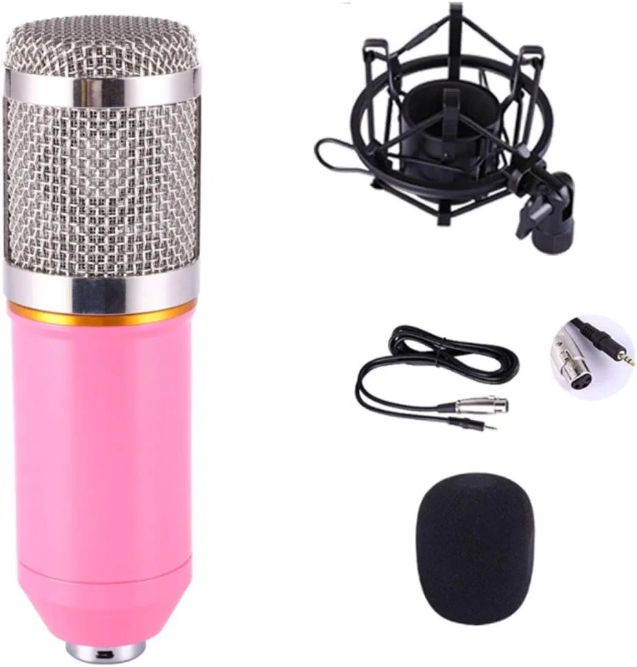 کیت میکروفون کاندنسر کاردیوئید خانگی، مجموعه میکروفون کارت صدای زنده میکروفون کاندنسر کامپیوتر