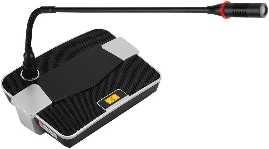 میکروفون کاندنسر یک جهته رومیزی حرفه ای با صدای شفاف برای اتاق جلسات کنفرانس