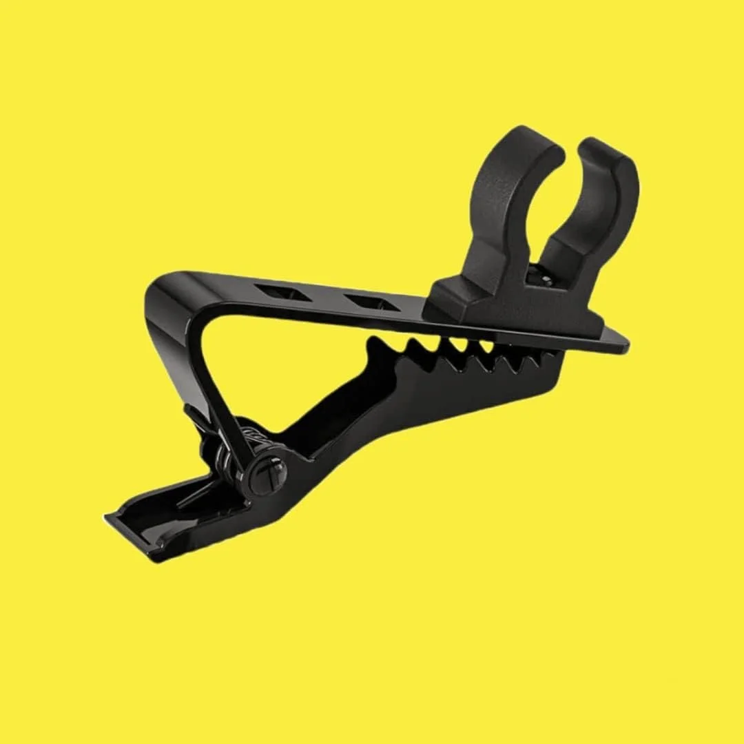 میکروفون استریو حرفه ای 3.5 میلی متری کاندنسر کلیپسی برای تلفن های هوشمند، اندروید و تبلت ضبط صدا با طراحی کلیپسی کاندنسر به همراه سیم بلند خارجی