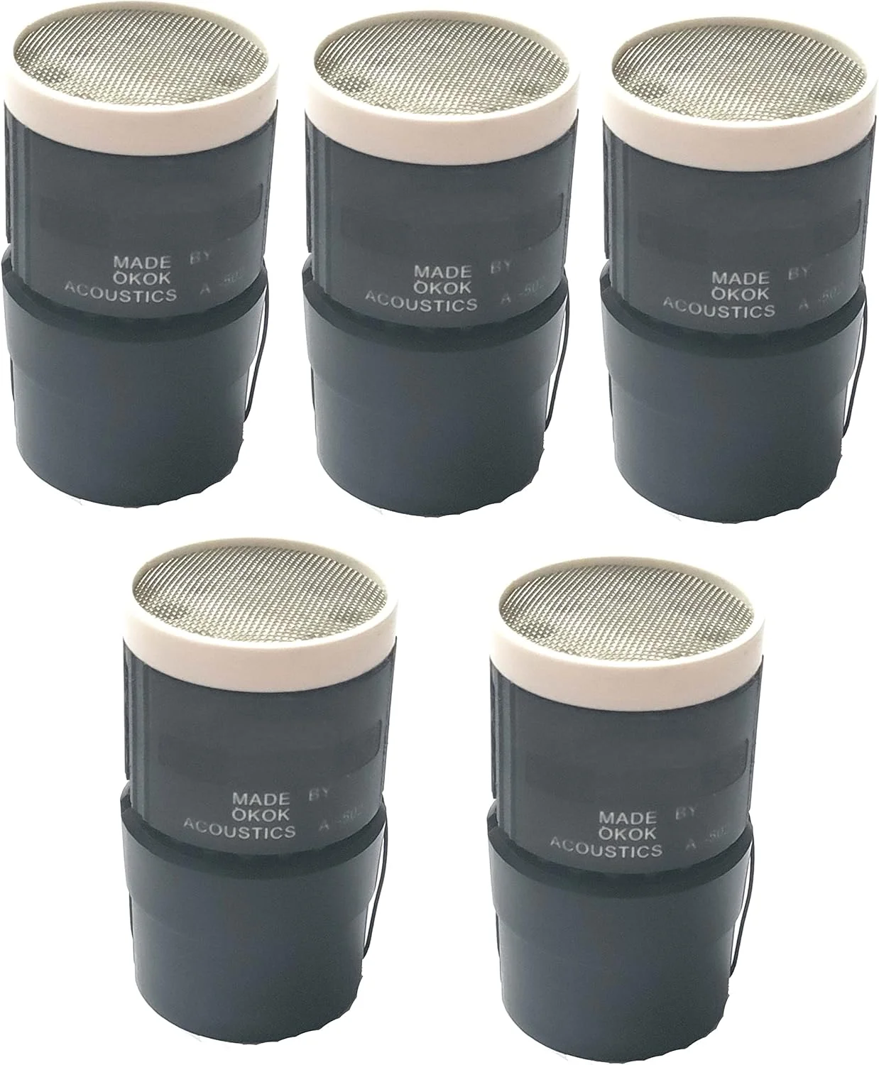 مجموعه 5 عددی کپسول میکروفون کندانسور یک جهته حرفه ای مدل 502