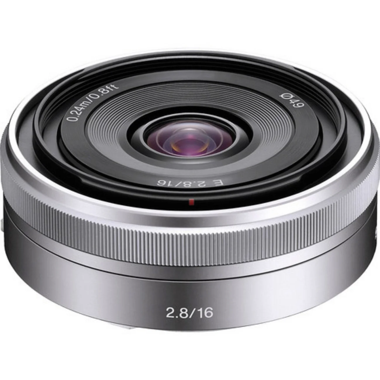 لنز 16 میلیمتری سونی Sony E با دیافراگم f/2.8 - نقرهای (بدون جعبه) لنز 16 میلیمتری سونی Sony E با دیافراگم f/2.8 - نقرهای (بدون جعبه)