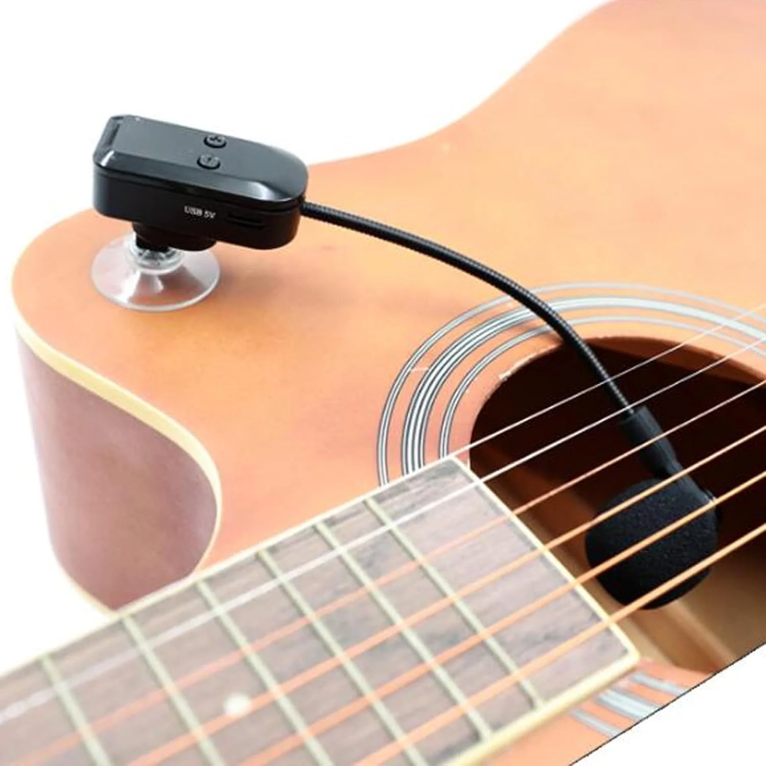 میکروفون حرفه ای بی سیم 2.4G با چرخش 360 درجه برای اجرای ساز، انعطاف پذیر و قابل تنظیم برای ترومپت ارکستر، شیپور ساکسیفون HiFi، کندانسور مقاوم در برابر تداخل