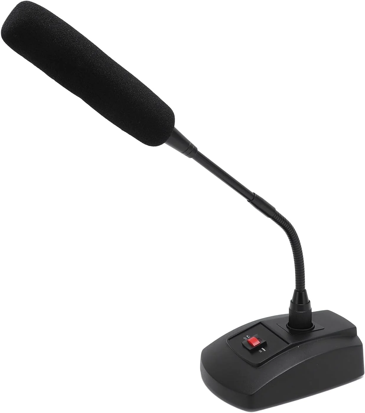 میکروفون کندانسور گردن غازی با کیفیت صدای حرفه ای با الگوی قطبی کاردیوئید، ارتفاع و زاویه قابل تنظیم، سیستم میکروفون گردن غازی رومیزی برای سخنرانی، جلسه