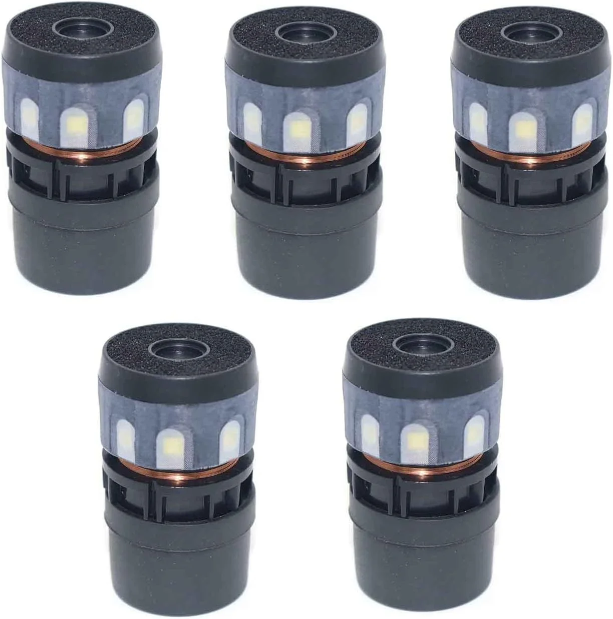 مجموعه 5 عددی کپسول هسته کارتریج میکروفون حرفه ای داینامیک BT-58 برای تعویض و تعمیر میکروفون