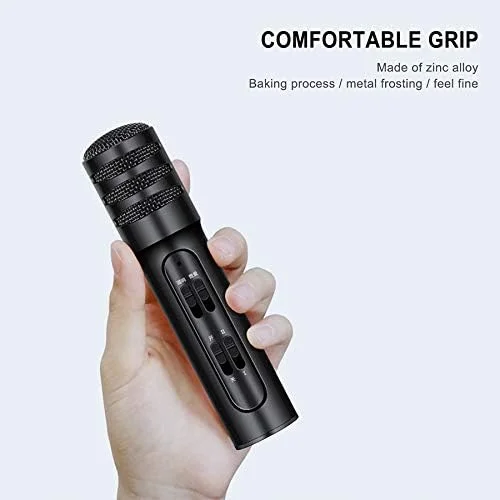 میکروفون کاندنسر حرفه ای تلفن همراه برای ضبط و خوانندگی زنده با الگوی قطبی کاردیوید