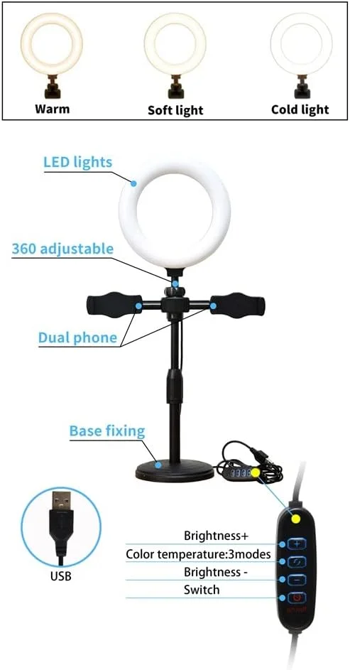 مجموعه میکروفون کاندنسر استودیویی حرفه ای با کارت صدای زنده بلوتوث بی سیم (رنگ: LED مشکی، سایز: K20)