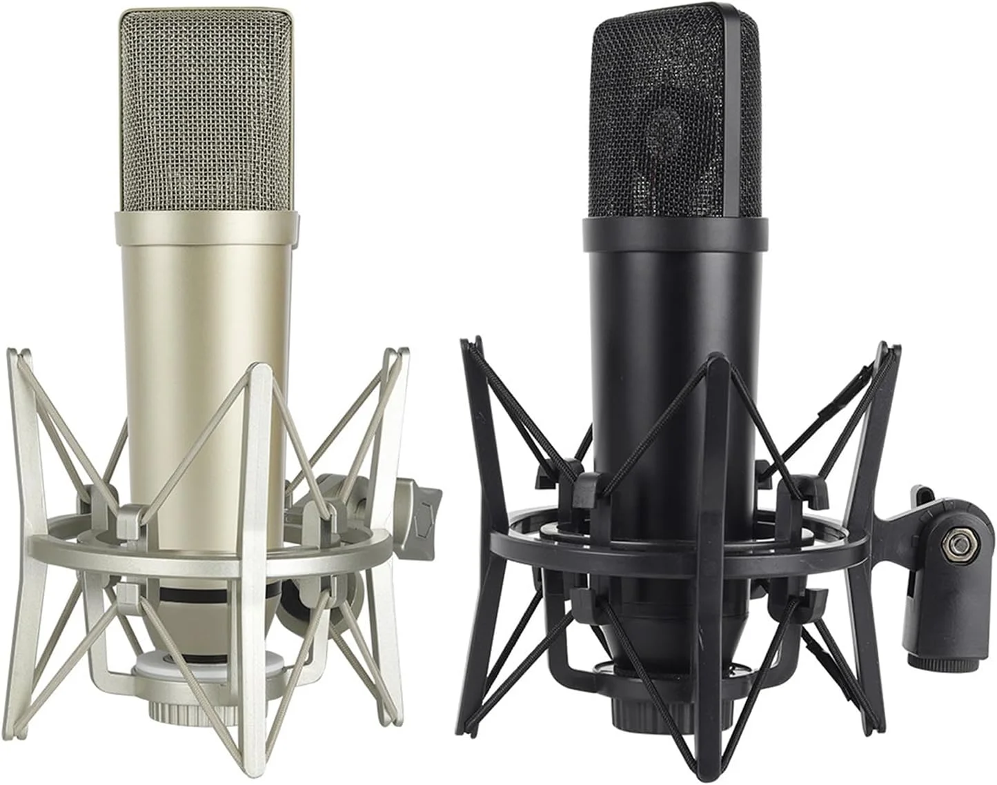 میکروفون‌های کاندنسر استودیویی حرفه‌ای با دیافراگم فلزی برای ضبط صدای واضح، میکروفون‌های کنفرانس