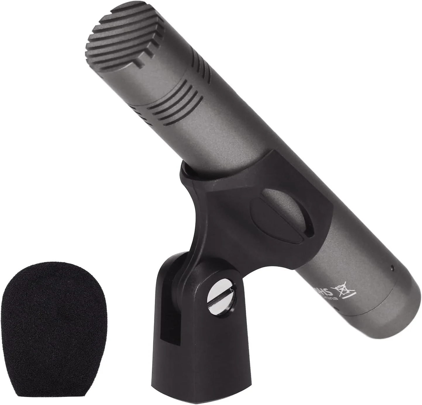 میکروفون کاندنسر حرفه ای CM-60 کاردیوئید XLR با منبع تغذیه فانتوم 48 ولت برای ضبط استودیویی، پخش، اجرای صحنه، اجرای ساز و ضبط