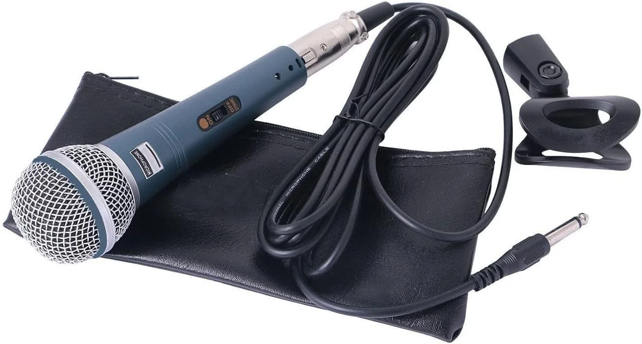 میکروفون حرفه ای داینامیک مدل BT-58 مناسب استودیو، ضبط صدا و کارائوکه (2 عدد)