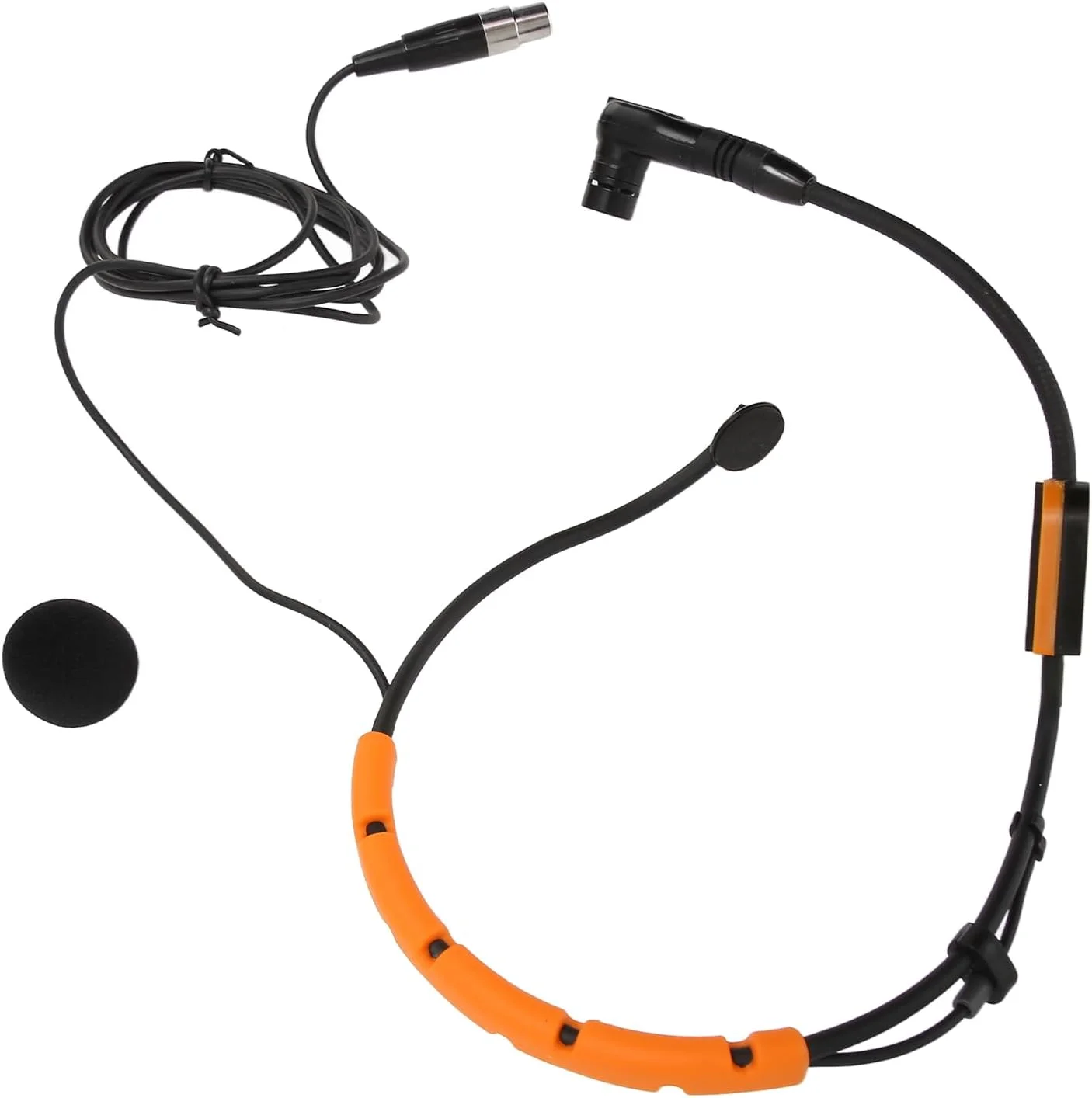 میکروفون کندانسور - هد میکروفون شفاف برای هدفون ورزشی مناسب برای PGA31 SM31 SM35 (زرد)