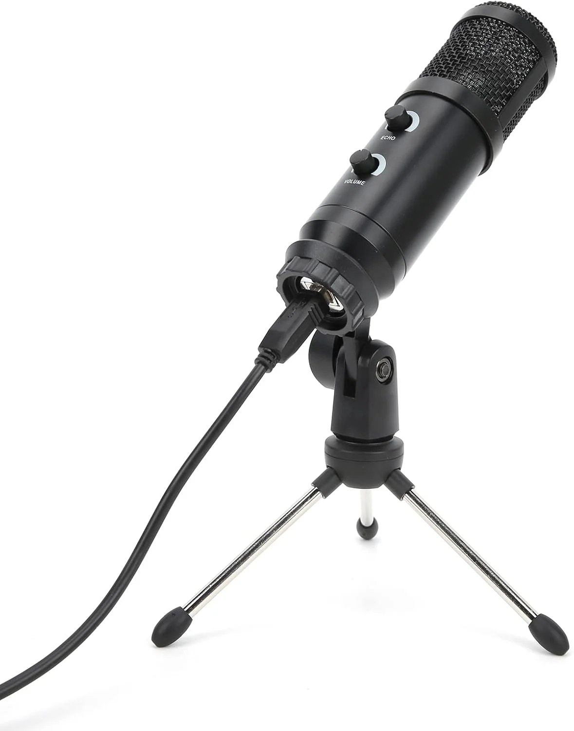 میکروفون کاندنسر، میکروفون ضبط صدا، USB با دو دکمه قابل تنظیم به همراه کیت سه پایه