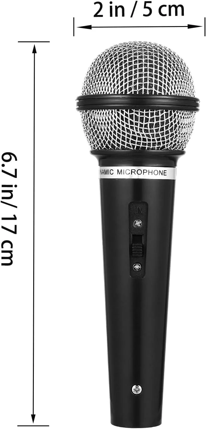 میکروفون اسباب بازی، میکروفون پلاستیکی، میکروفون نمایشی، مناسب برای جشن تولد، اجرای صحنه، آواز خواندن، رقص و ایفای نقش