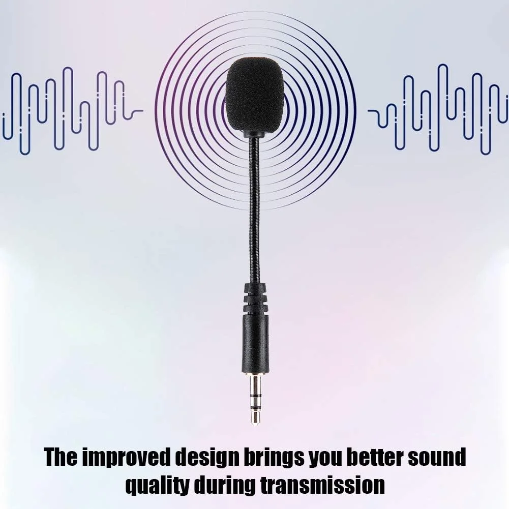 میکروفون مینی با جک 3.5 میلیمتری، حساسیت بالا، انعطافپذیر برای کاربران کامپیوتر و تلفن همراه میکروفون مینی با جک 3.5 میلیمتری، حساسیت بالا، انعطافپذیر برای کاربران کامپیوتر و تلفن همراه