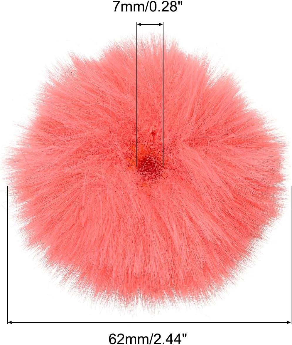 پوشش میکروفون خزدار PATIKIL، محافظ بادگیر میکروفون 7 میلی متر در 62 میلی متر برای میکروفون داخلی و خارجی، نارنجی