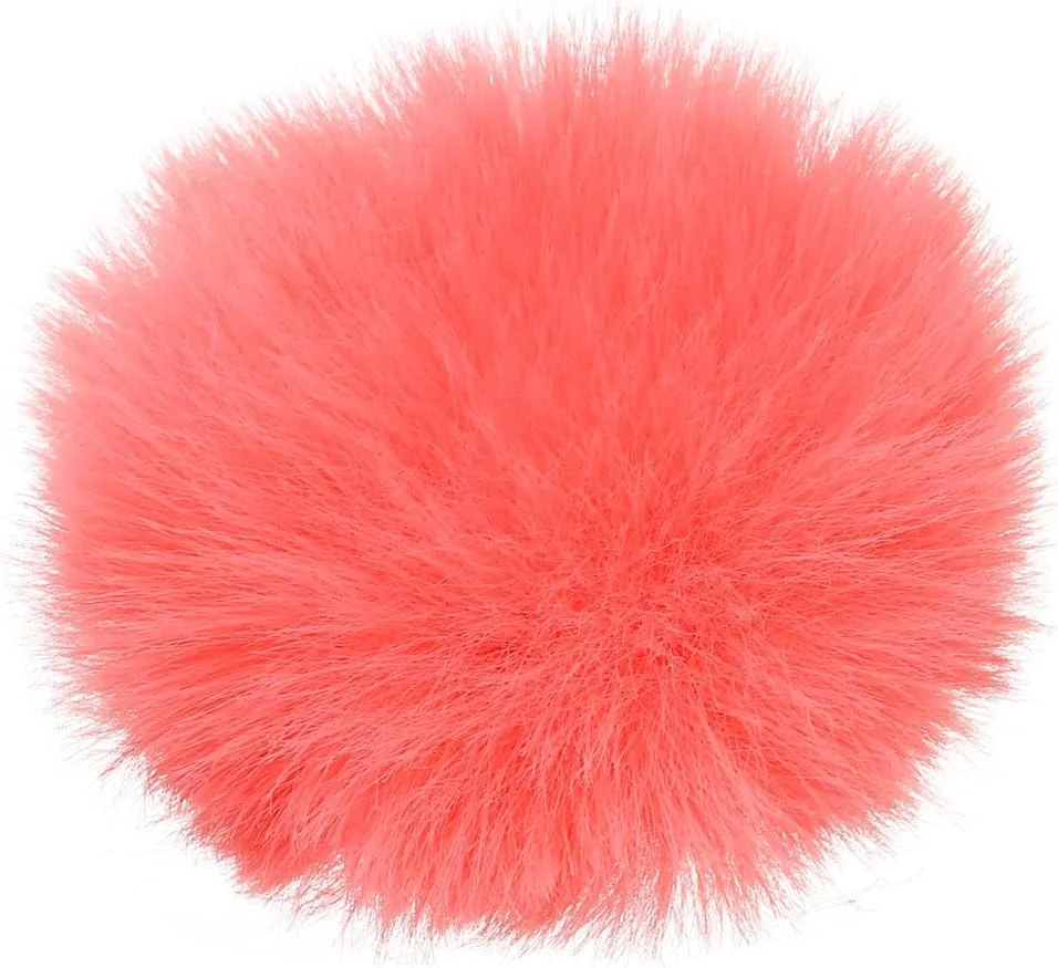 پوشش میکروفون خزدار PATIKIL، محافظ بادگیر میکروفون 7 میلی متر در 62 میلی متر برای میکروفون داخلی و خارجی، نارنجی