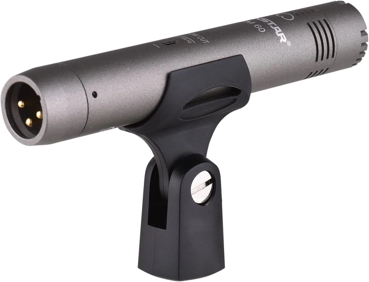 میکروفون OUNA مدل CM-60، میکروفون کاندنسر حرفه ای XLR کاردیوئید با منبع تغذیه فانتوم 48 ولت برای ضبط استودیویی، پخش، اجرای صحنه، نوازندگی و ضبط