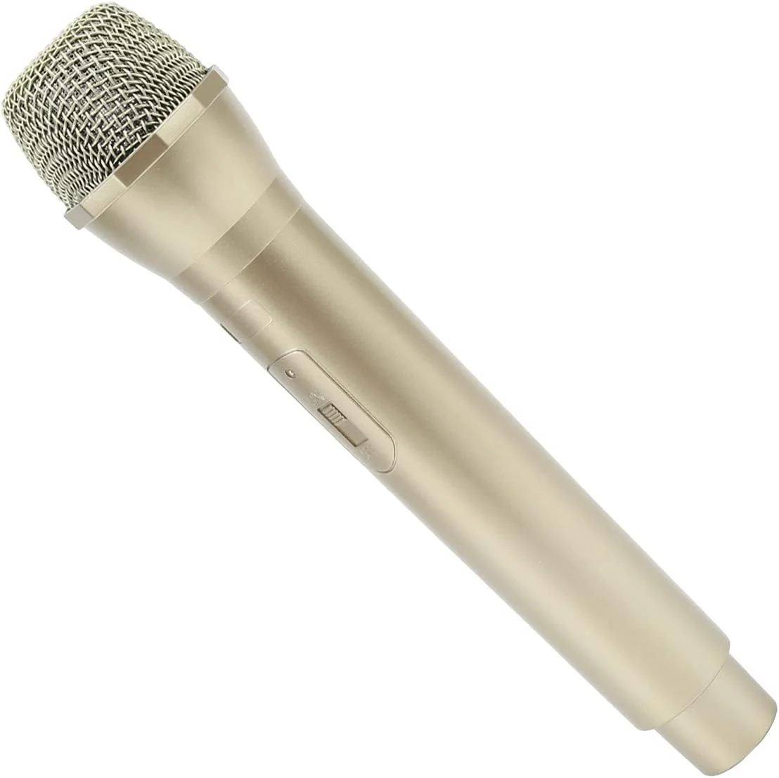 میکروفون تزئینی، میکروفون فیک تزئینی جایگزین میکروفون برای مهمانی ها (طلایی)