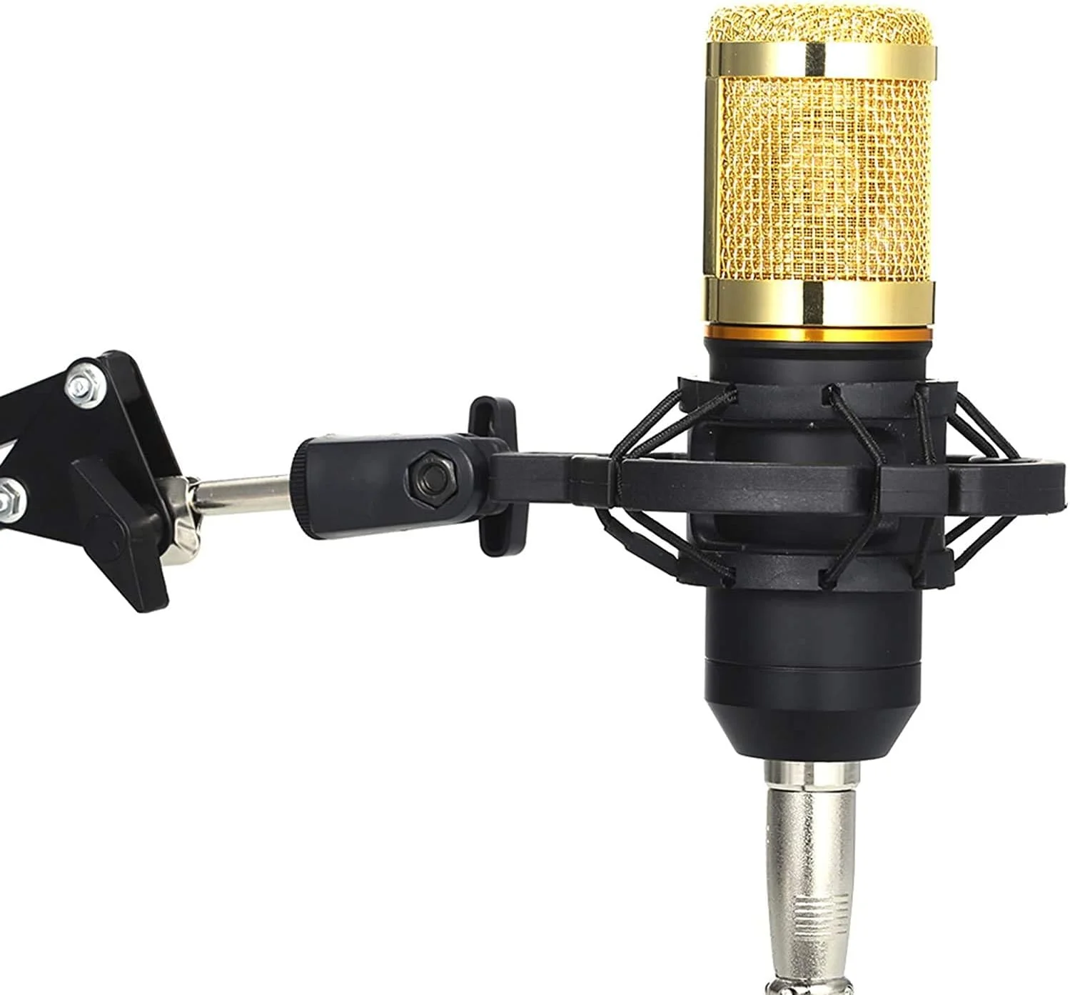 میکروفون کاندنسر BM 800 به همراه کارت صدای V8 (طلایی)