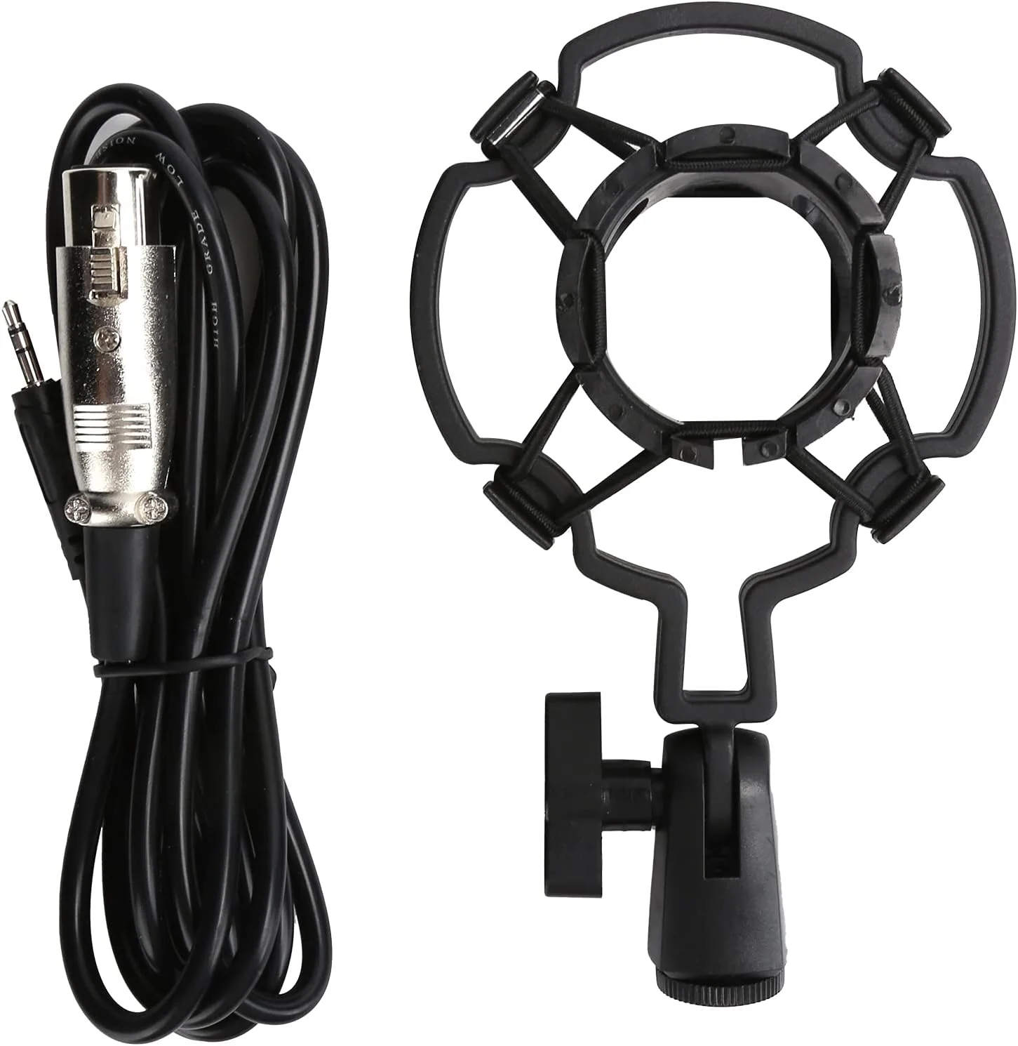 میکروفون خازنی کامپیوتر نیکو مایک، دستگاه استریم، پخش زنده و خوانندگی مدل BM800، کیت ضبط میکروفون USB با لرزه‌گیر برای انتقال زنده