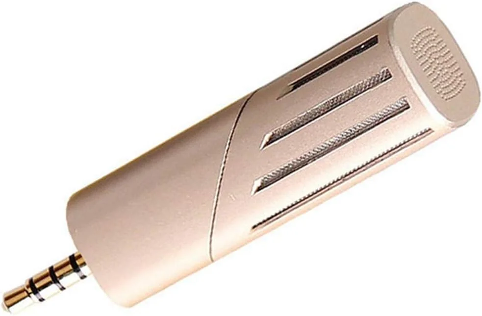 میکروفون کوچک قابل حمل برای وکال/ساز، میکروفون مینی تاشو مناسب برای تلفن همراه و لپ تاپ Zeenyi