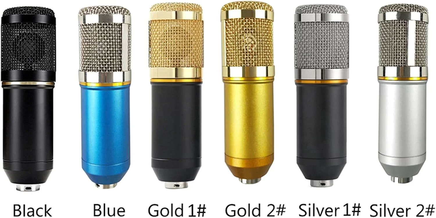 کیت کارت صدای زنده چند منظوره و میکروفون معلق BM800، مجموعه میکروفون کاندنسر ضبط صدا، میکسر صوتی هوشمند با قابلیت تنظیم صدا برای کامپیوتر و پخش زنده