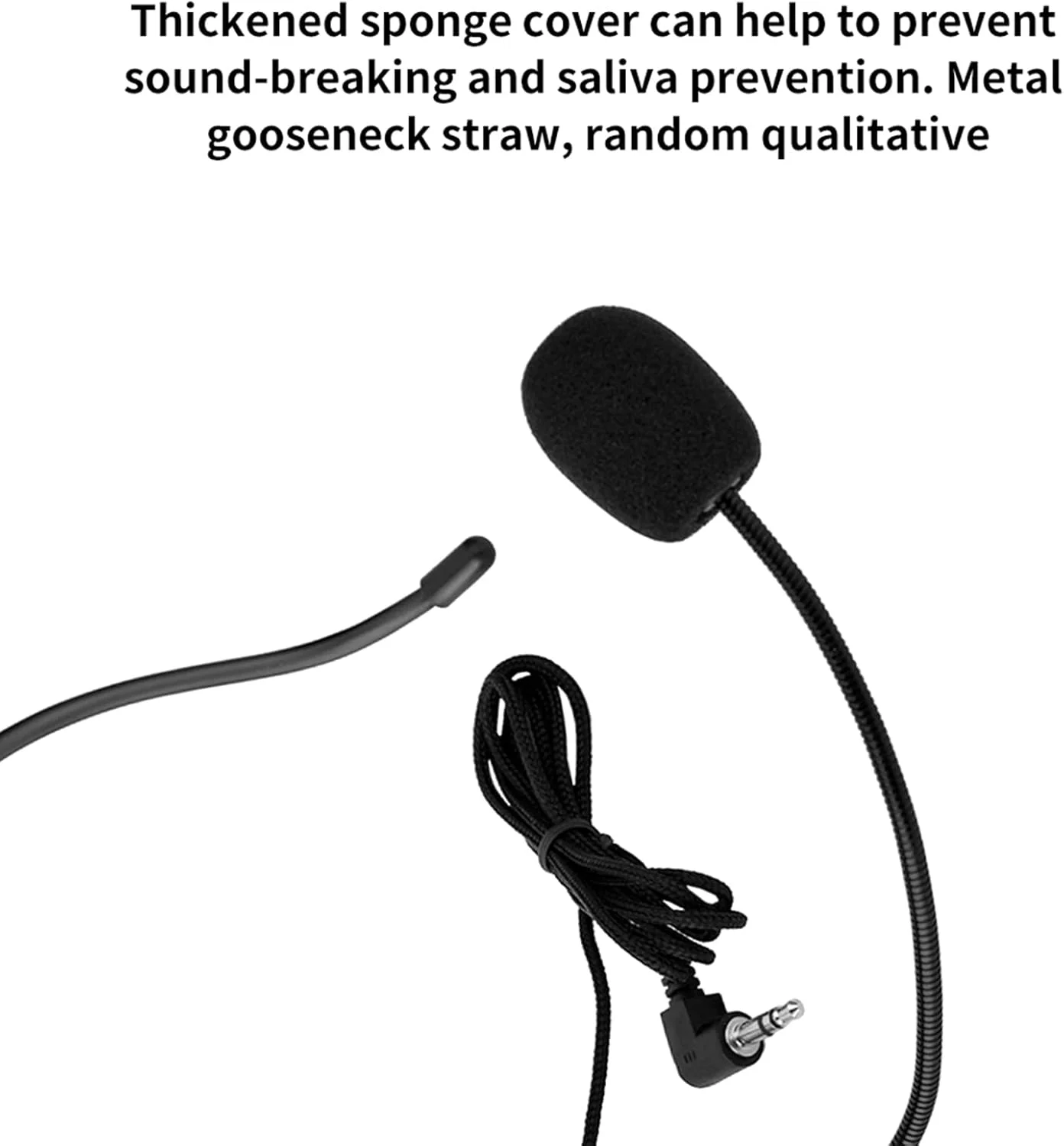 میکروفون هدست، میکروفون مینی هدست 3.5 میلی‌متری، میکروفون صوتی سیمی با کندانسور مناسب برای بلندگوی تقویت کننده صدا، اجرای صحنه