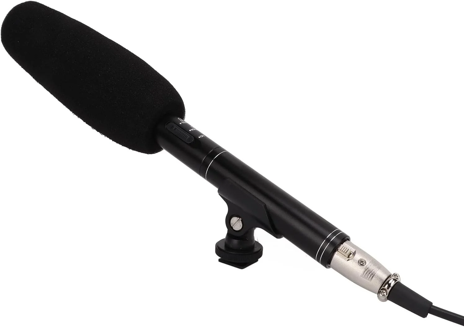 میکروفون دوربین، 3P XLR ضد زنگ با دامنه دینامیکی بزرگ، میکروفون کندانسور ضبط با 2 حالت دریافت صدا برای جلسه