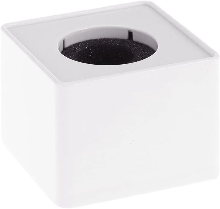 میکروفون پرچم لوگو مکعبی شکل مربع سفارشی برای مصاحبه خبری، ایستگاه پرچم میکروفون تزریق ABS قابل حمل (مربع)